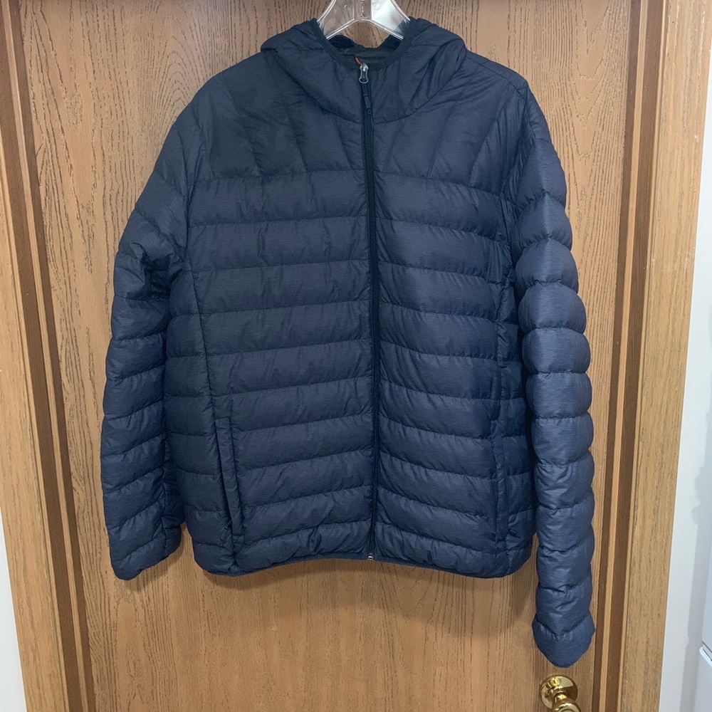 Men’s Down Puffer Hooded Jacket XXL